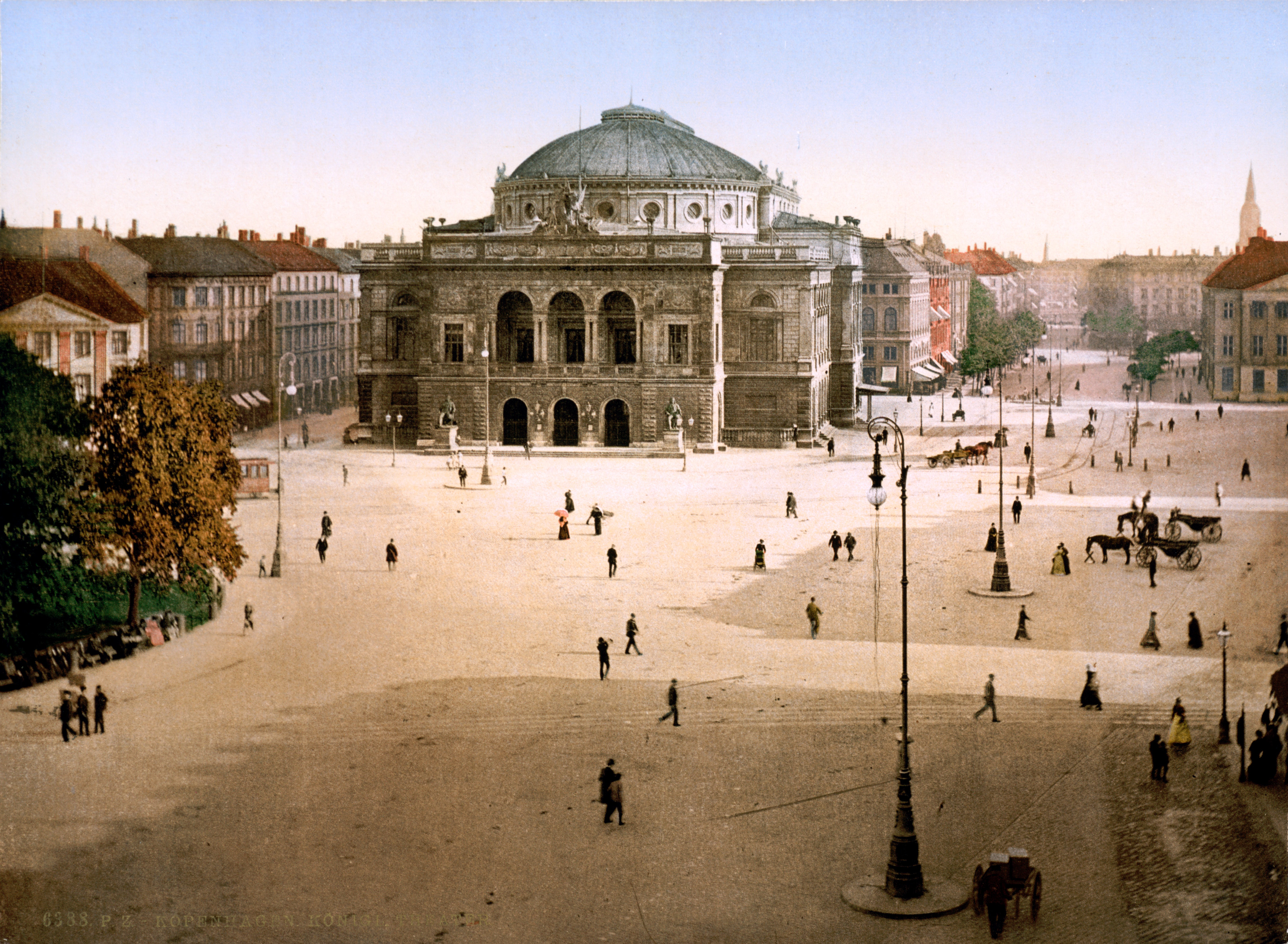 Royal Theatre, Copenhagen, Denmark, ca. 1897