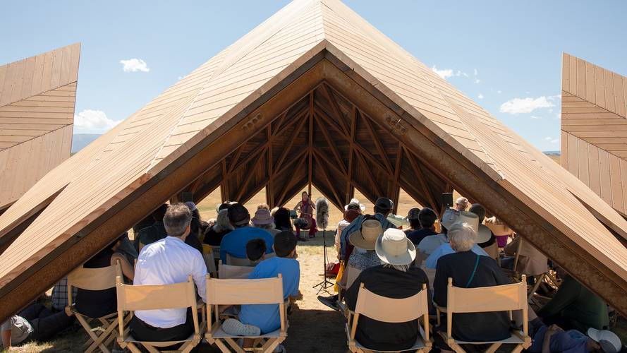 The Geode at Tippet Rise Art Center's inaugural performance