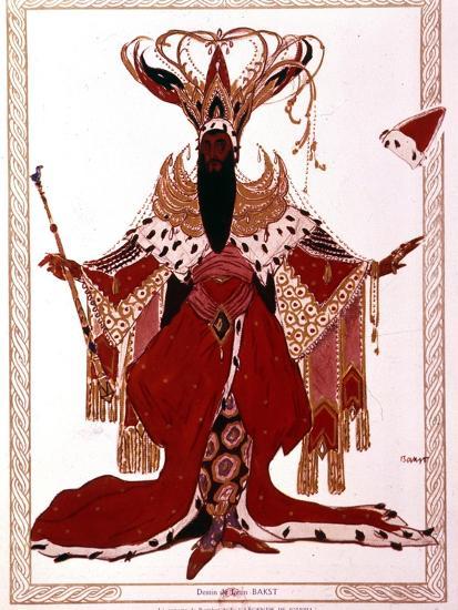 Costume design by Léon Bakst for The Legend of Joseph
