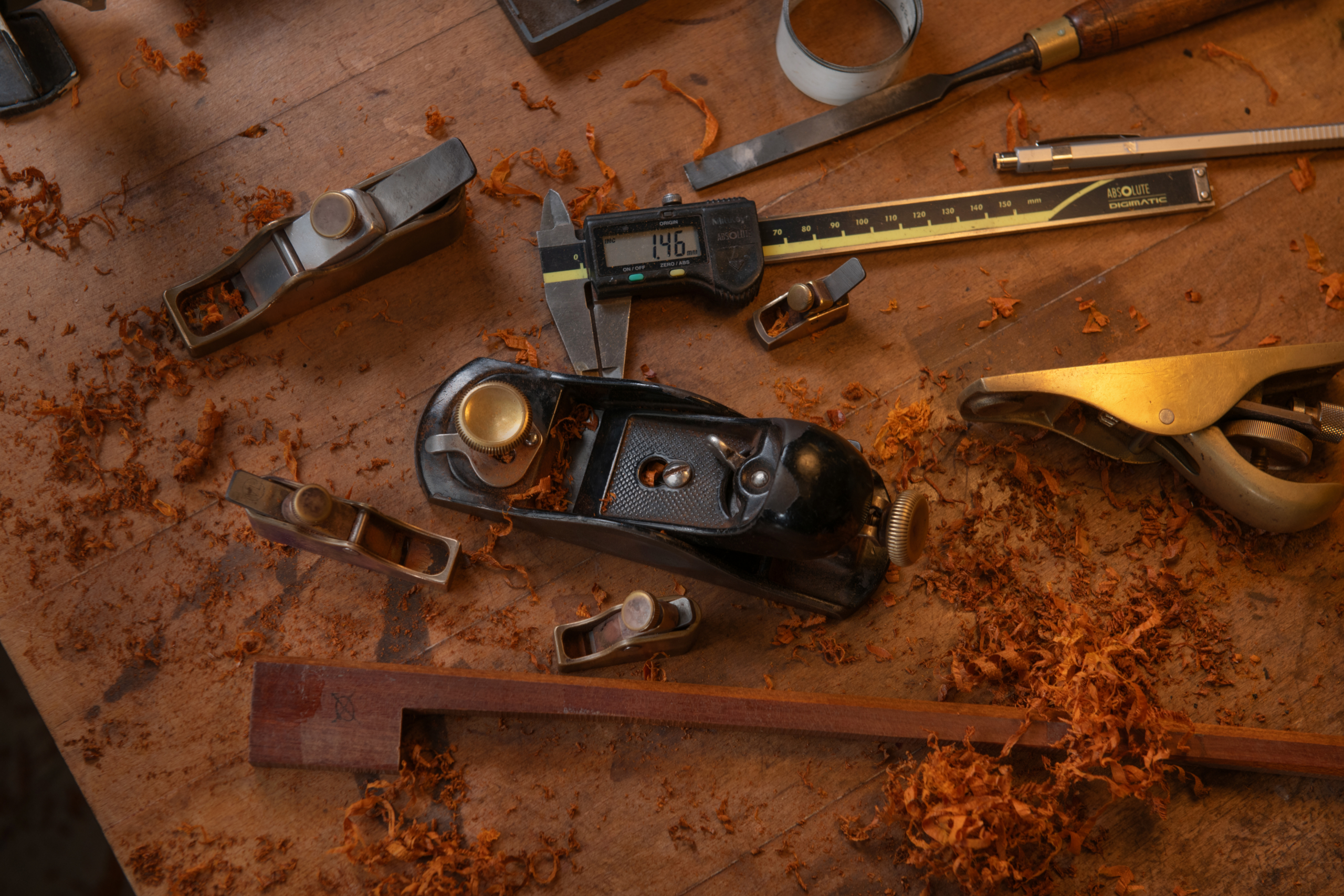 Edwin Clément's workbench