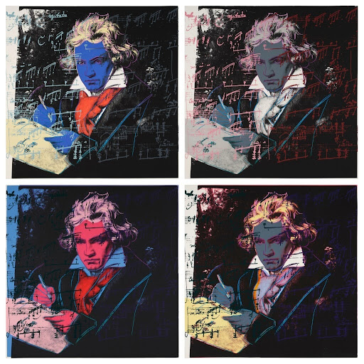 Andy Warhol’s Beethoven series, 1987